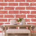 SELF ADHESIVE WALLPAPER PAINTED RED BRICK - SELF-ADHESIVE WALLPAPERS{% if product.category.pathNames[0] != product.category.name %} - WALLPAPERS{% endif %}