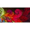 CANVAS PRINT ABSTRACT PASTEL LEAVES - ABSTRACT PICTURES{% if product.category.pathNames[0] != product.category.name %} - PICTURES{% endif %}