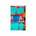 POSTER WITH MOUNT ABSTRACT ARTWORK - ABSTRACT AND PATTERNED - POSTERS