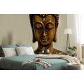 SELF ADHESIVE WALL MURAL BRONZE HEAD OF BUDDHA - SELF-ADHESIVE WALLPAPERS - WALLPAPERS