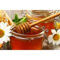 CANVAS PRINT JAR OF HONEY - PICTURES OF FOOD AND DRINKS - PICTURES