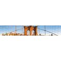 SAMOLEPÍCÍ FOTOTAPETA DO KUCHYNĚ BROOKLYN BRIDGE - TAPETY ZA KUCHYŇSKOU LINKU - TAPETY