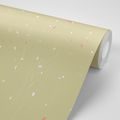 PAPIER PEINT AUTOCOLLANT AU THÈME VÉGÉTAL DANS UN DESIGN MARRON - PAPIERS PEINTS AUTOCOLLANTS - PAPIER PEINT