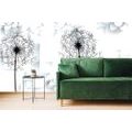 SELF ADHESIVE WALLPAPER DANDELION IN A MODERN DESIGN - SELF-ADHESIVE WALLPAPERS - WALLPAPERS