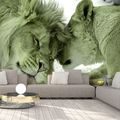 SELF ADHESIVE WALLPAPER LOVE OF LIONS IN GREEN DESIGN - SELF-ADHESIVE WALLPAPERS{% if kategorie.adresa_nazvy[0] != zbozi.kategorie.nazev %} - WALLPAPERS{% endif %}
