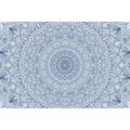 SLIKA MANDALA Z DETAJLI V MODRI BARVI - SLIKE FENG SHUI - SLIKE