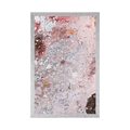 POSTER ABSTRACTION IN SOFT TONES - ABSTRACT AND PATTERNED - POSTERS