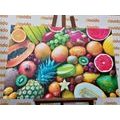 CANVAS PRINT TROPICAL FRUIT - PICTURES OF FOOD AND DRINKS - PICTURES