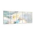 IMPRESSION SUR TOILE EN 5 PARTIES ABSTRACTION MODERNE - IMPRESSIONS ABSTRAITES SUR TOILE - IMPRESSION SUR TOILE