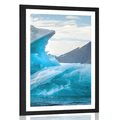 AFFICHE AVEC MONTURE LES GLACIERS - NATURE - AFFICHES