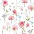 SELF ADHESIVE WALLPAPER ROMANTIC FLOWERS - SELF-ADHESIVE WALLPAPERS - WALLPAPERS