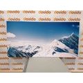CANVAS PRINT SNOWY MOUNTAINS - PICTURES OF NATURE AND LANDSCAPE - PICTURES