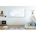 CANVAS PRINT MAP OF SLOVAKIA - PICTURES OF MAPS - PICTURES