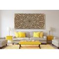 CANVAS PRINT MANDALA WITH AN ABSTRACT NATURAL PATTERN - PICTURES FENG SHUI - PICTURES