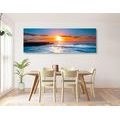 CANVAS PRINT ROMANTIC SUNSET - PICTURES OF NATURE AND LANDSCAPE - PICTURES