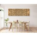 CANVAS PRINT MANDALA WITH AN ANCIENT TOUCH - PICTURES FENG SHUI - PICTURES