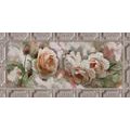 CANVAS PRINT ROSES IN A HISTORICAL FRAME - PICTURES FLOWERS - PICTURES