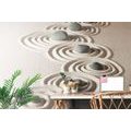 WALL MURAL STONES IN SANDY CIRCLES - WALLPAPERS FENG SHUI - WALLPAPERS