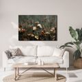 WANDBILD ROMANTISCHE TROCKENBLUMEN - BILDER BLUMEN - BILDER