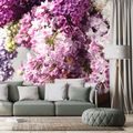 SELF ADHESIVE WALL MURAL LILAC IN A POT - SELF-ADHESIVE WALLPAPERS - WALLPAPERS