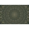 WALLPAPER DETAILED DECORATIVE MANDALA IN GREEN COLOR - WALLPAPERS FENG SHUI - WALLPAPERS