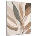 CANVAS PRINT ABSTRACT BOTANICAL SHAPES NO2 - PICTURES OF ABSTRACT SHAPES - PICTURES