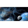 CANVAS PRINT ENDLESS GALAXY - PICTURES OF SPACE AND STARS - PICTURES