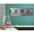 CANVAS PRINT GREY ORBS - ABSTRACT PICTURES{% if product.category.pathNames[0] != product.category.name %} - PICTURES{% endif %}