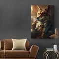 WANDBILD TIERISCHER GANGSTER WOLF - WANDBILDER TIERISCHE GANGSTER - BILDER