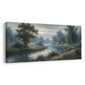 OBRAZ TICHÁ ŘEKA - OBRAZY PŘÍRODY A KRAJINY - OBRAZY