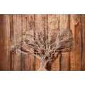 SELF ADHESIVE WALLPAPER TREE ON A WOODEN BASE - SELF-ADHESIVE WALLPAPERS - WALLPAPERS