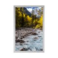 AFFICHE PAYSAGE DE MONTAGNE PITTORESQUE - NATURE - AFFICHES