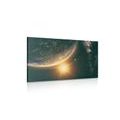 CANVAS PRINT VIEW FROM SPACE - PICTURES OF SPACE AND STARS{% if product.category.pathNames[0] != product.category.name %} - PICTURES{% endif %}