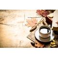 SELBSTKLEBENDE FOTOTAPETE TASSE KAFFEE IM HERBST-TOUCH - SELBSTKLEBENDE TAPETEN - TAPETEN