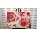 CANVAS PRINT RED POPPIES ON THE FIELD - PICTURES FLOWERS{% if product.category.pathNames[0] != product.category.name %} - PICTURES{% endif %}