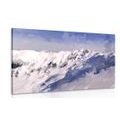 QUADRO PITTURA AD OLIO DI MONTAGNE INNEVATE - QUADRI CHE IMITANO LA PITTURA A OLIO - QUADRI