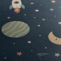 OBRAZ WESOŁE RAKIETY MIĘDZY PLANETAMI - DZIECIĘCE OBRAZY WSZECHŚWIAT - OBRAZY