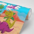 PAPIER PEINT MONDE DES DINOSAURES - PAPIER PEINT POUR ENFANTS - PAPIER PEINT