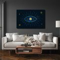 TABLEAU SUR TOILE – ŒIL MYSTIQUE DANS LES ÉTOILES - TABLEAUX PAR THÈME - TABLEAUX