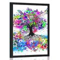 POSTER FLORAL TREE FULL OF COLORS - ABSTRACT AND PATTERNED - POSTERS