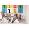 SELF ADHESIVE WALLPAPER POP ART WOMAN'S CHARM - SELF-ADHESIVE WALLPAPERS - WALLPAPERS