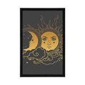 AFFICHE HARMONIE DU SOLEIL ET DE LA LUNE - FENG SHUI - AFFICHES