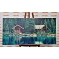 CANVAS PRINT YOHO PARK IN CANADA - PICTURES OF NATURE AND LANDSCAPE - PICTURES