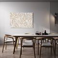 TABLEAU SUR TOILE – DÉLICATS PAPILLONS EN ARABESQUE - TABLEAUX PAPILLONS - TABLEAUX