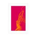 POSTER WITH MOUNT RADIANT SILHOUETTE OF A WOMAN - WOMEN - POSTERS