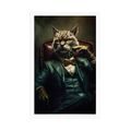 POSTER TIERISCHER GANGSTER KATER - POSTER - 🔥 TOTALAUSVERKAUF