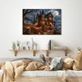 WANDBILD SPUKHAUS IM MONDSCHEIN - HALLOWEEN- UND HORROR-BILDER - BILDER