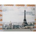 CANVAS PRINT WINTER PARIS - PICTURES OF CITIES - PICTURES