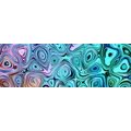 CANVAS PRINT CREATIVE TURQUOISE ART - ABSTRACT PICTURES - PICTURES