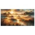 OBRAZ MLHA V RÁKOSÍ - OBRAZY VÝCHOD A ZÁPAD SLUNCE - OBRAZY